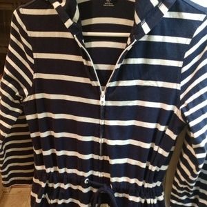 Lands End beach cover up with hood